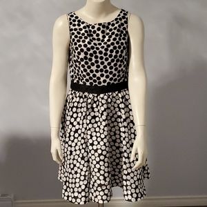 Julian Taylor sleeveless polka-dot dress
